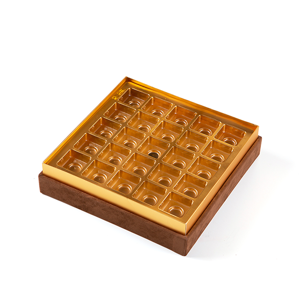Oryantal Pazaryeri Tablolu Çerçeveli  Çikolata Kutusu 25.5x25.5x8.5cm
