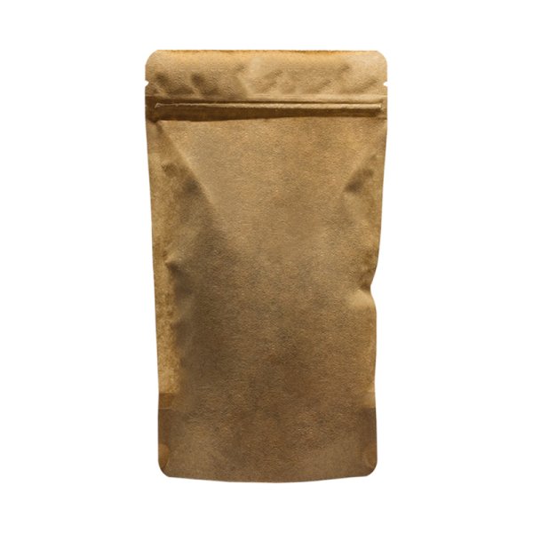 Pencereli Kraft Kilitli Doypack (11x18.5 cm)