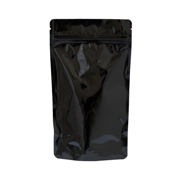 Siyah - Gold Alüminyum Kilitli Doypack (20x30 cm)