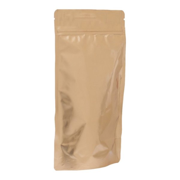 Mat Siyah - Mat Gold Alüminyum Kilitli Doypack (20x30 cm)