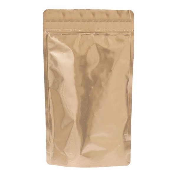 Mat Siyah - Mat Gold Alüminyum Kilitli Doypack (20x30 cm)