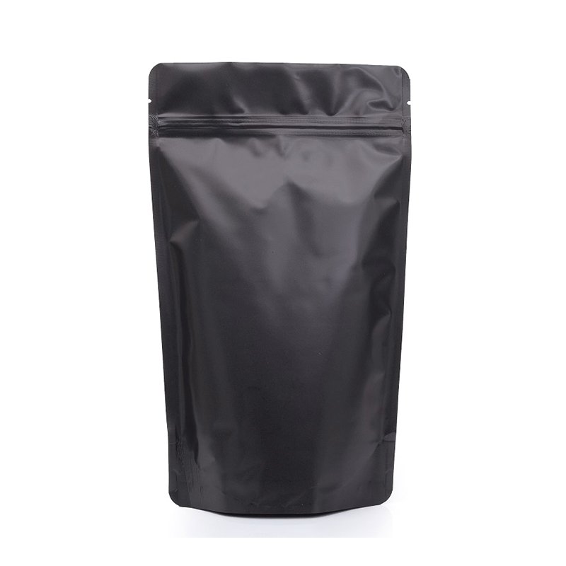 Mat Siyah - Mat Gold Alüminyum Kilitli Doypack (20x30 cm)