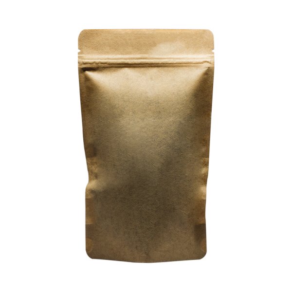 Kraft Yarım Pencereli Kilitli Doypack (25x34 cm)