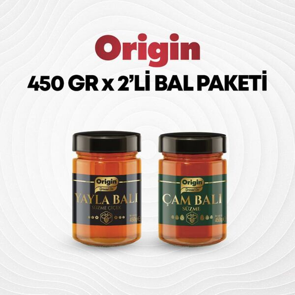 ORİGİN 450 GR X 2'Lİ BAL PAKETİ