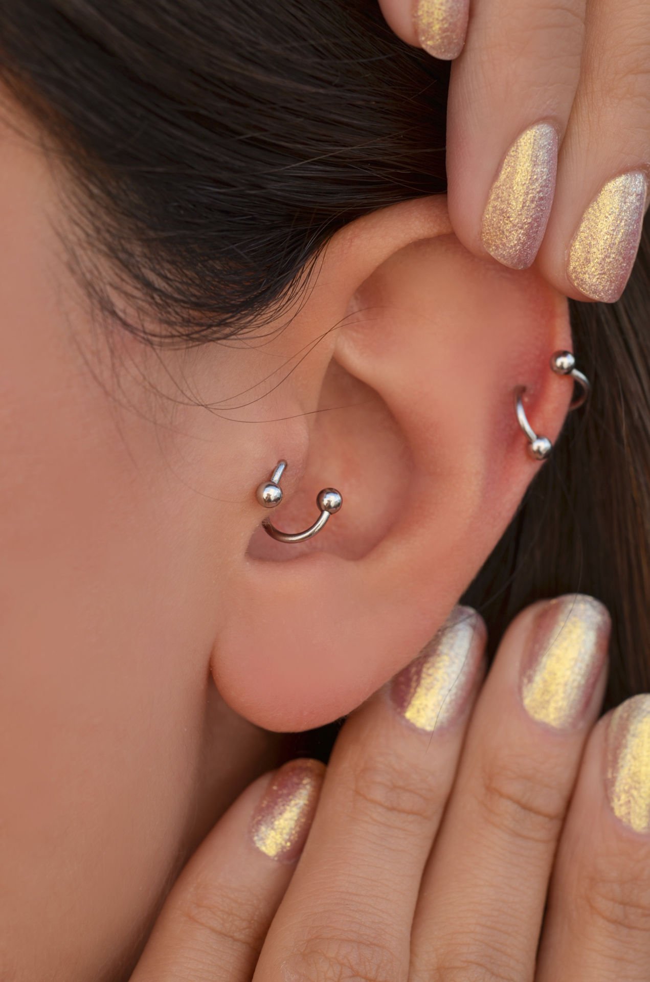 Helix spiral store piercing