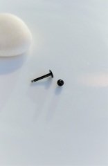 Erkek Çelik Piercing Tragus Helix Kıkırdak 8 mm