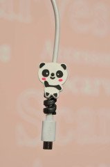Sevimli Panda Şarj ve Kulaklık Kablo Koruyucu