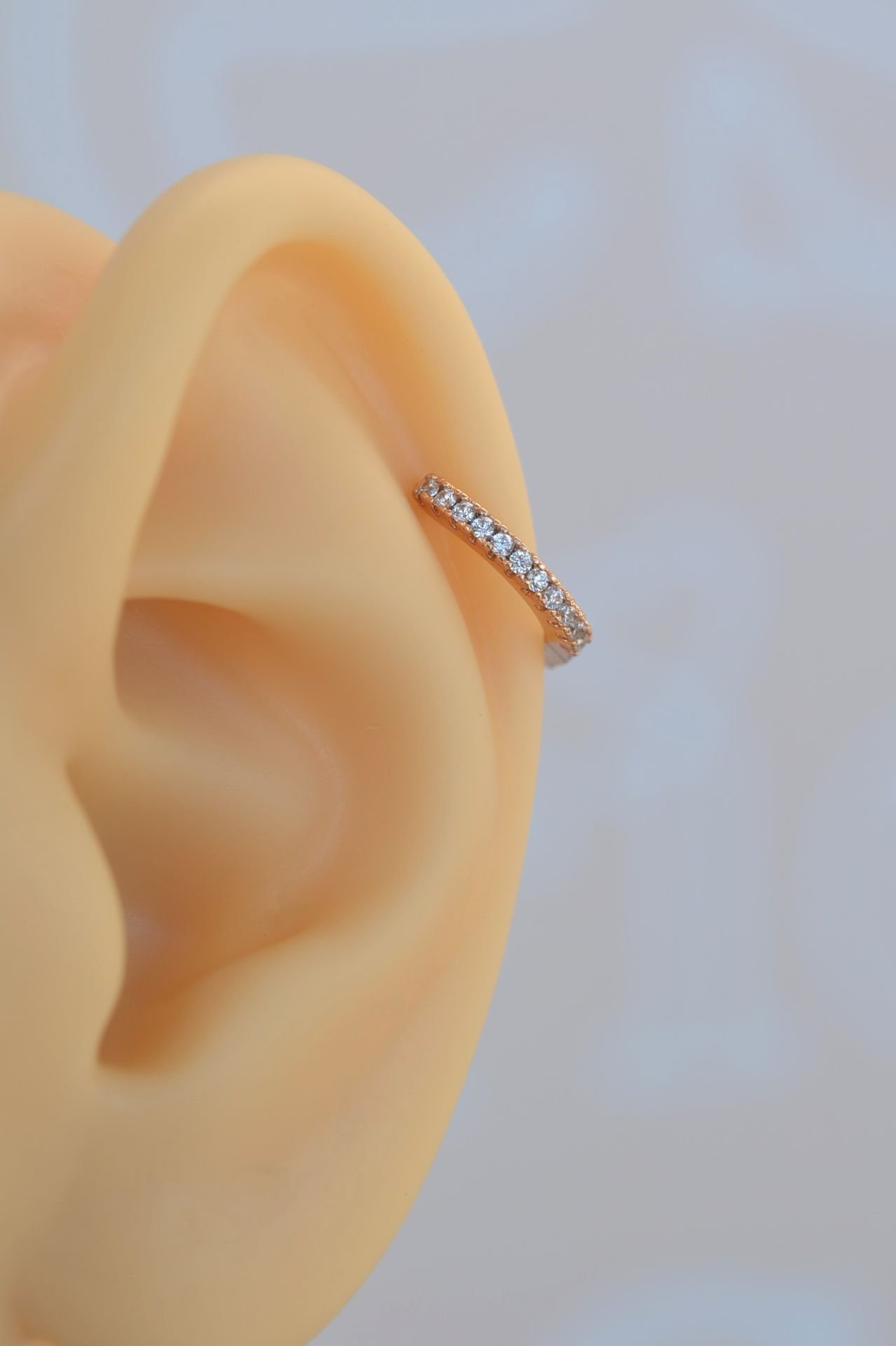 Ta l elik Halka Model Helix Piercing Tragus K k rdak Lob Rose