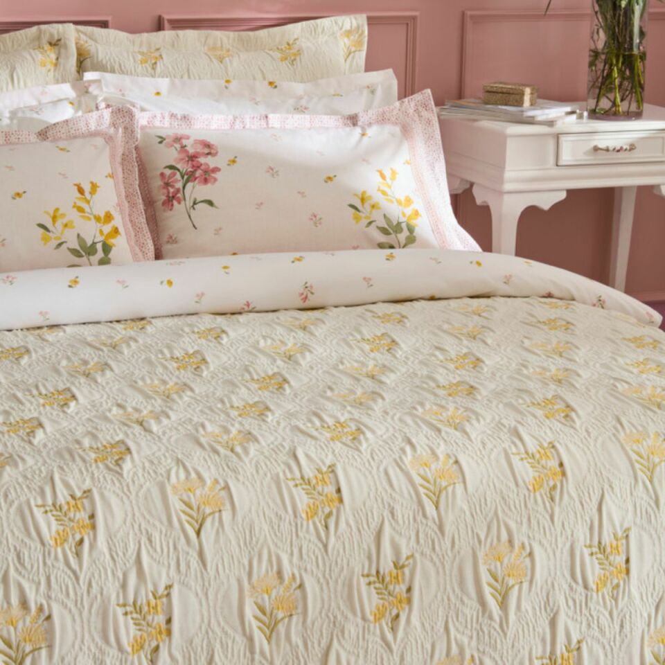 Karaca Home Melina Çift Kişilik Yatak Örtüsü Takımı Multicolor