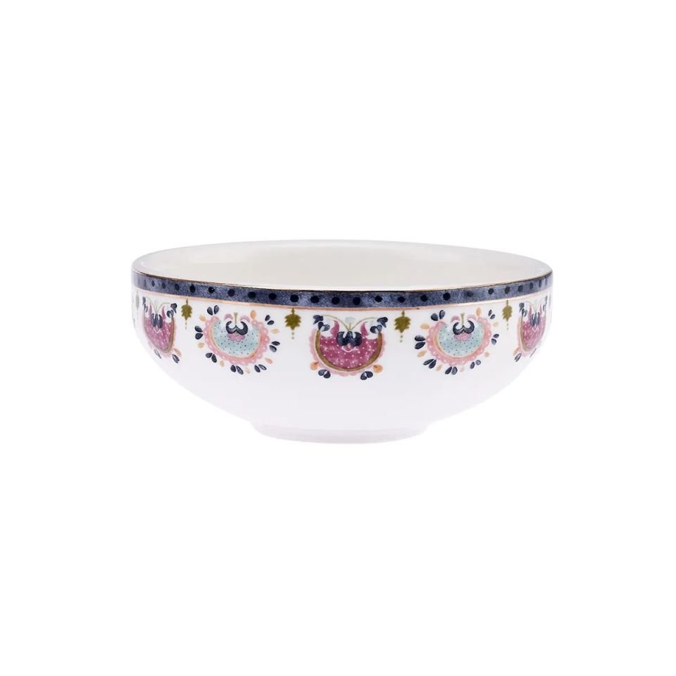 Emsan Ethnic Pink Porselen 32 Parça 6 Kişilik Kahvaltı/Servis Takımı