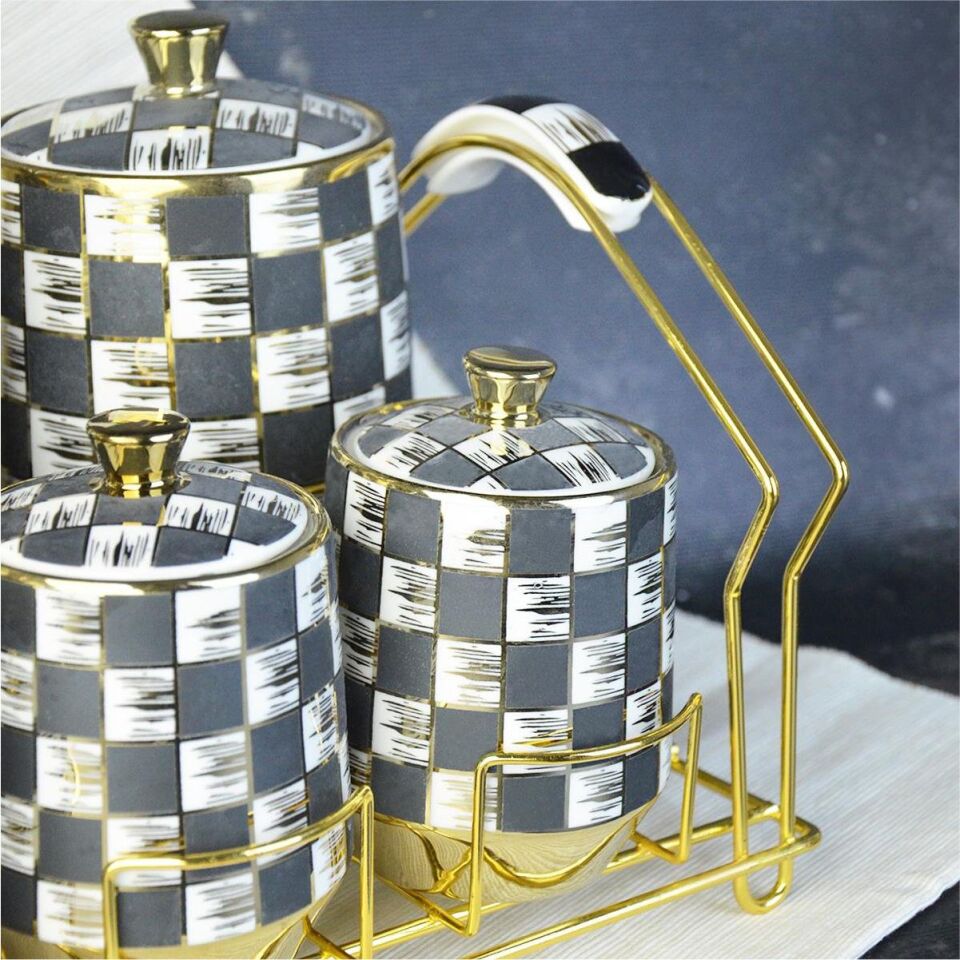 Şener  P/Por-101873 Paçi-Leo Mat 7 Parça.Standlı Baharat Set