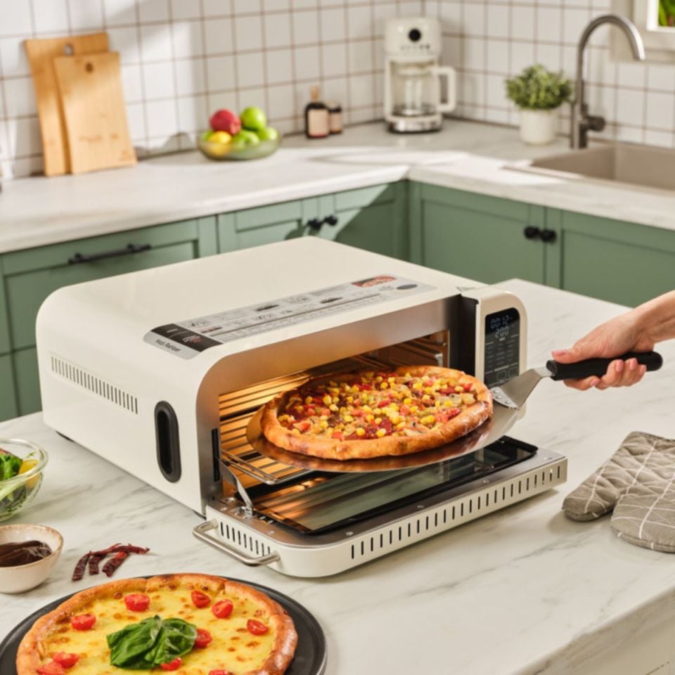 Karaca Multıcrust Artısan Retro Pizza M. Ve Aırfryer Cream