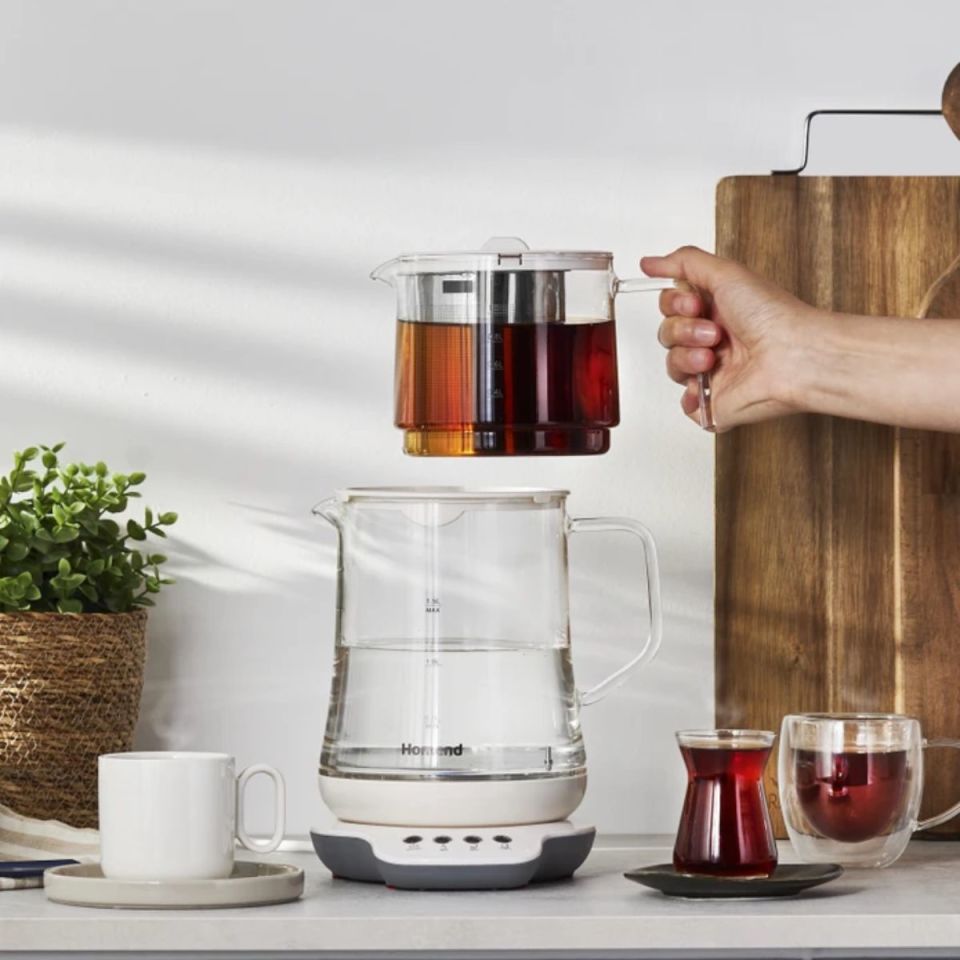 Emsan Homend Royaltea 1749H Beyaz Çay Makinesi