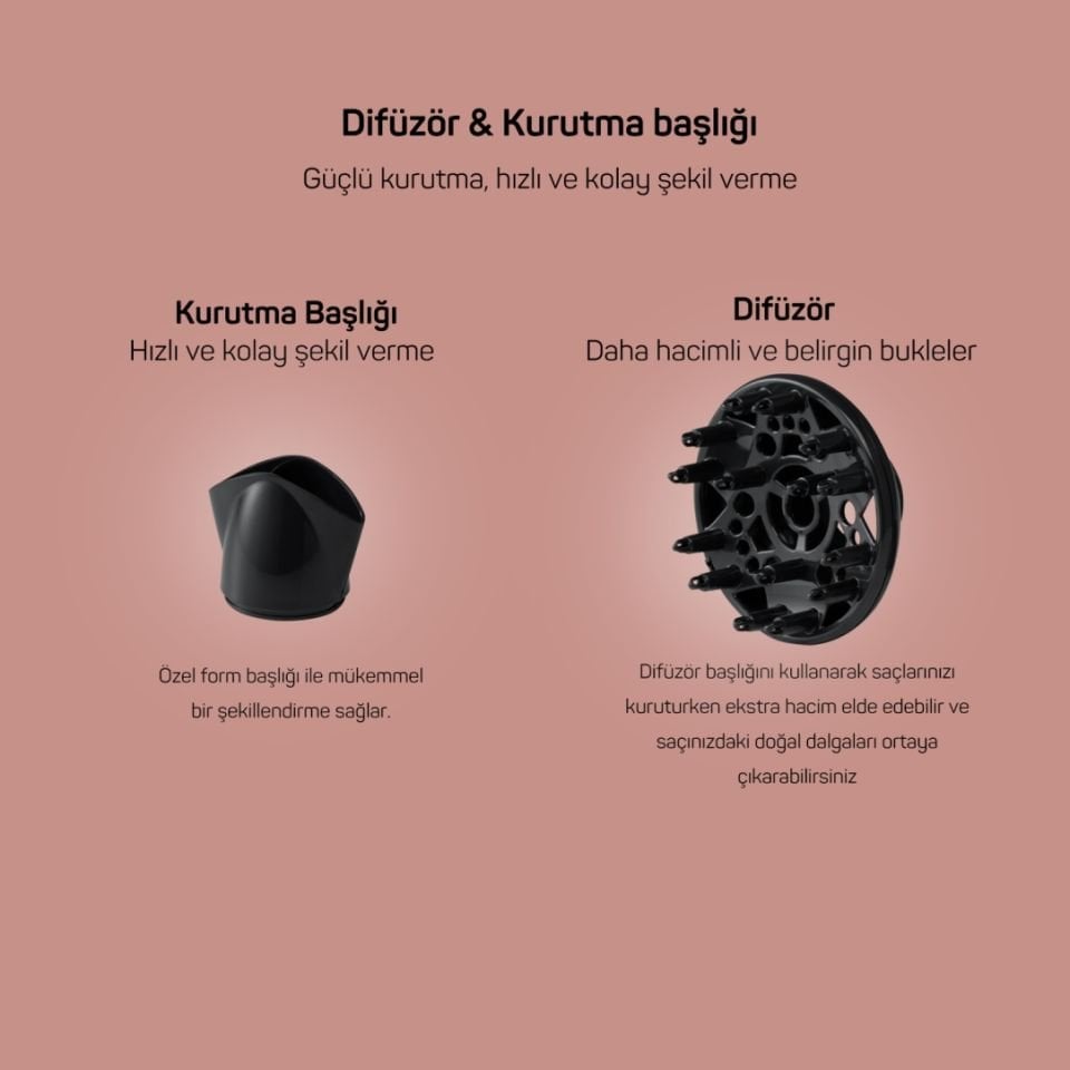 Arzum AR5014-AG Senfony Color Akşam Güneşi Saç Kurutma Makinesi