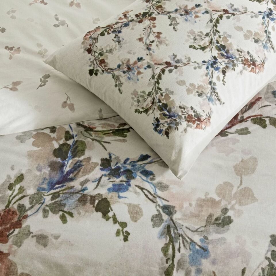 Taç Dalila Ranforce Çift Kişilik Nevresim Takımı Kremrengi