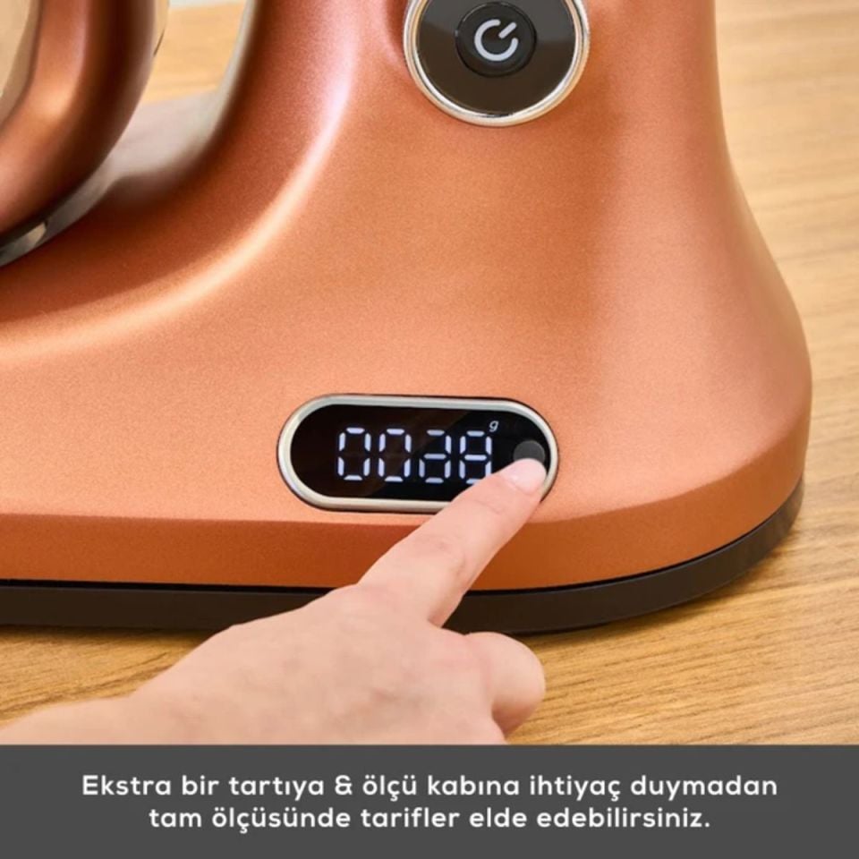 Karaca Pro Artisan Zaman Ayarlı Tartılı Mutfak Şefi Copper Glow
