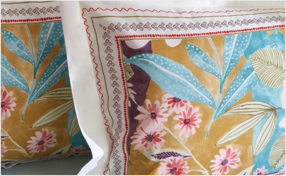 Karaca Home Lumire %100 Pamuk Çift Kişilik Nevresim Takımı Fuşya
