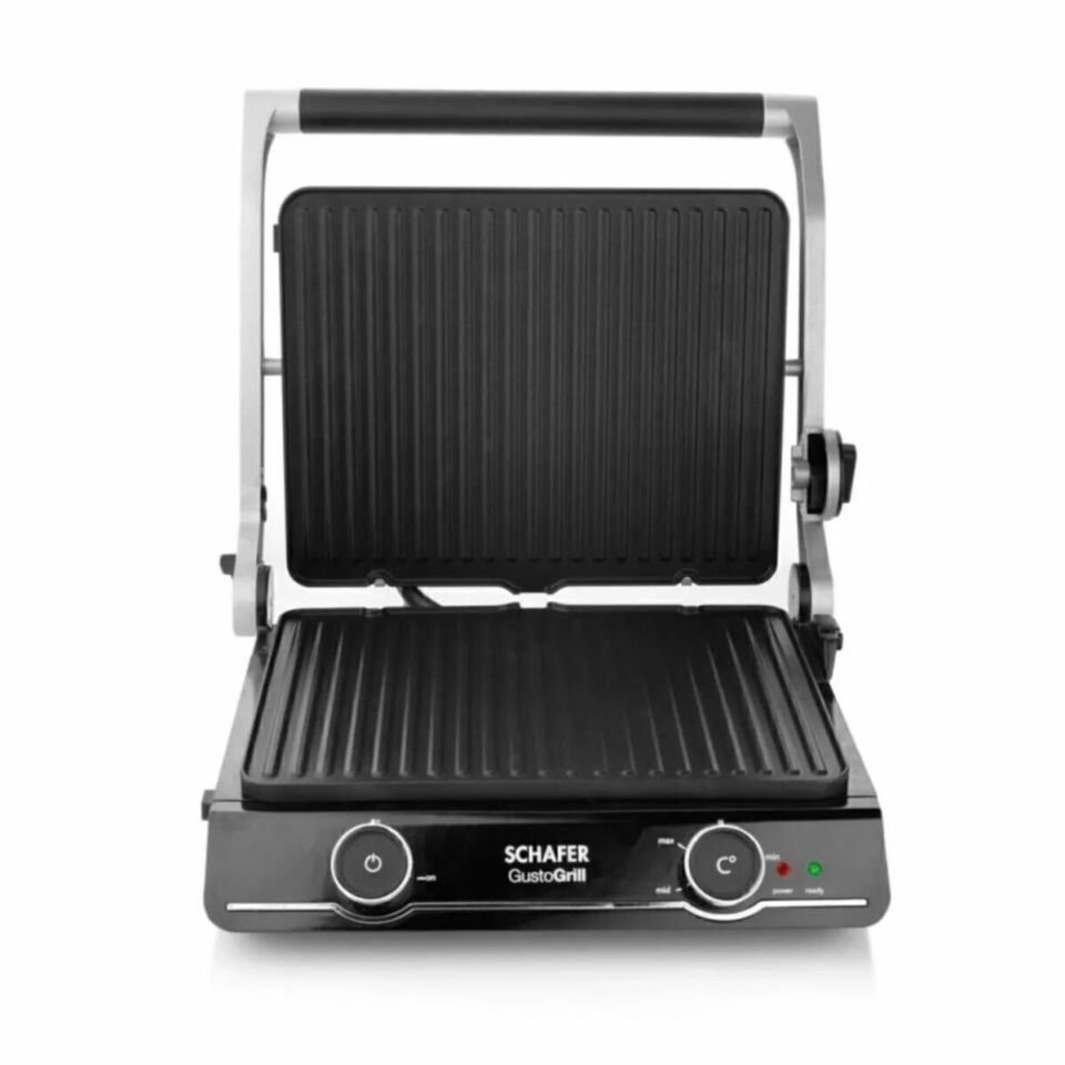 Schafer Gusto Grill Izgara Ve Tost Makinesi Siyah
