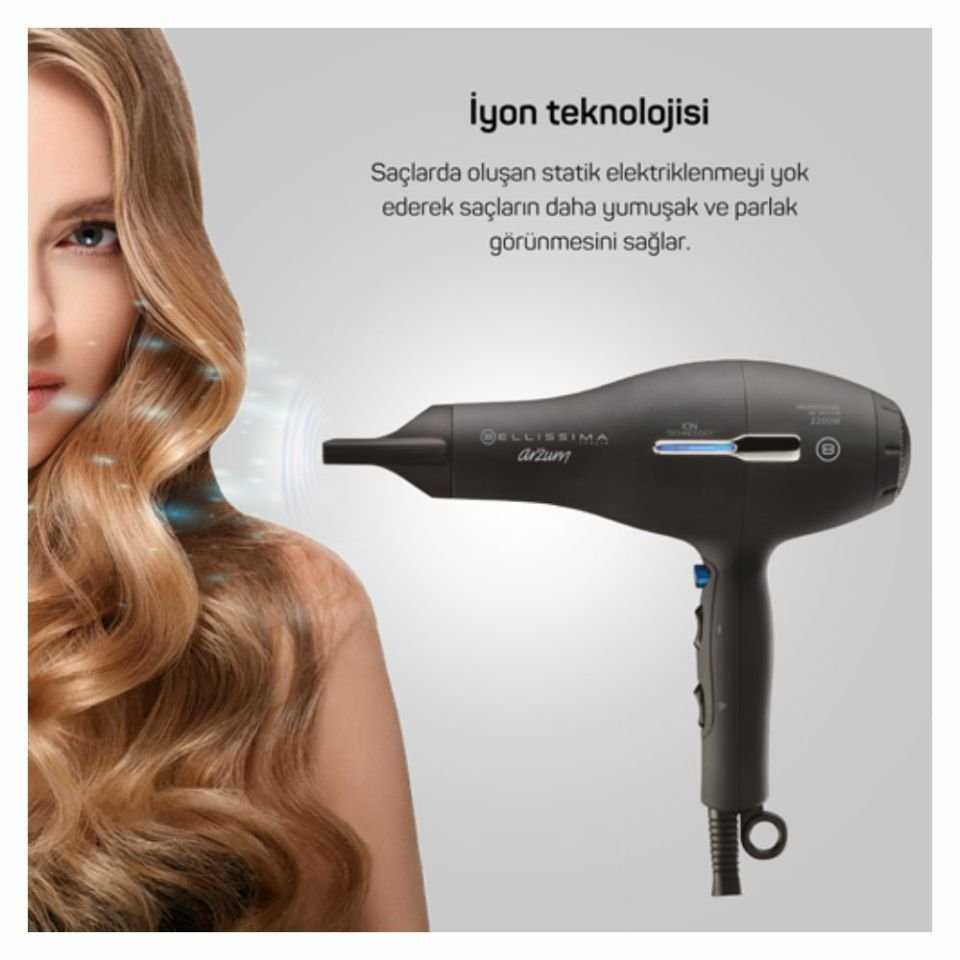 Arzum AR5003 Bellisima Siyah Saç Kurutma