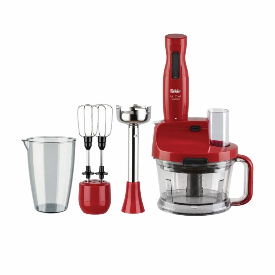 Fakir Mr. Chef Quadro Blender Set 1000W Rouge