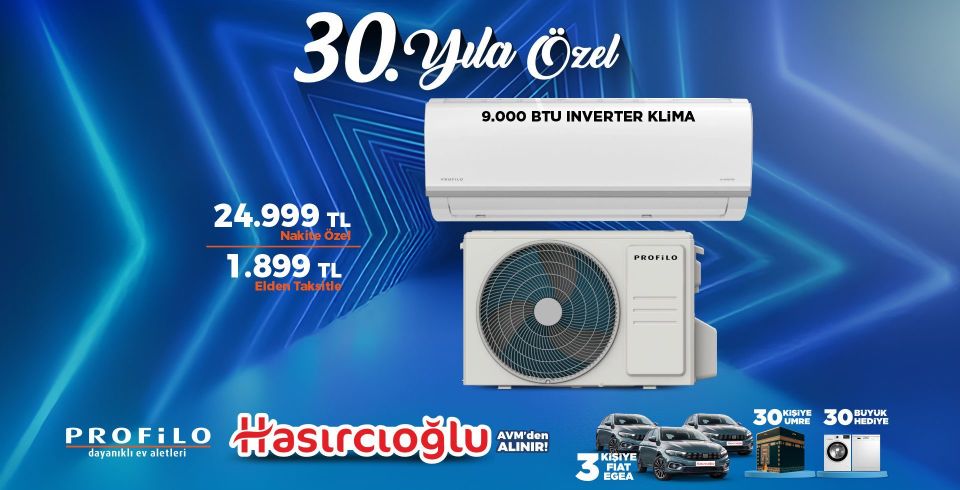 Profilo 9000 BTU İnverter Klima(Kopya)