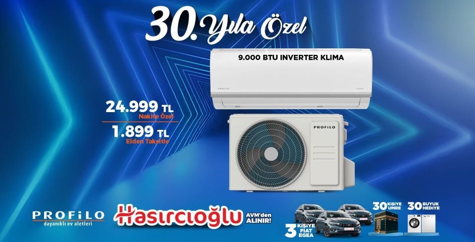 Profilo 9000 BTU İnverter Klima(Kopya)