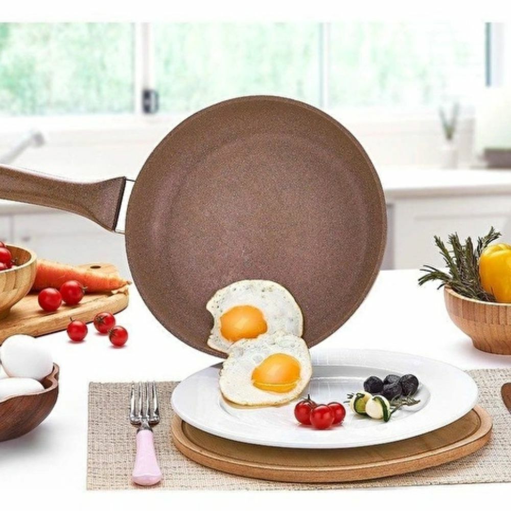 Safınox Saflon Sf5628Gr Granit Tek Kulp Tava 28Cm