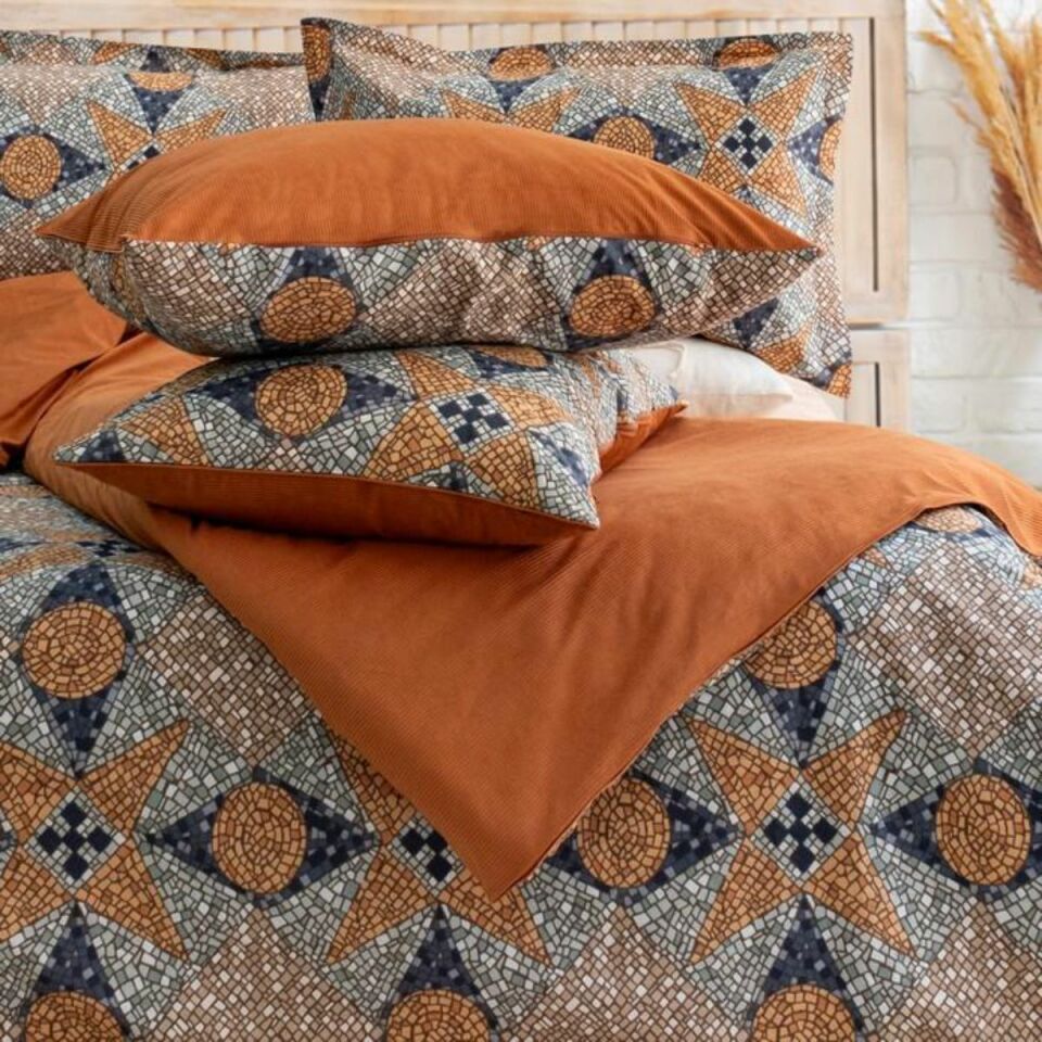 Schafer Home Premium Comfort Çift Kişilik Nevresim Takımı 6 Parça-Kiremit