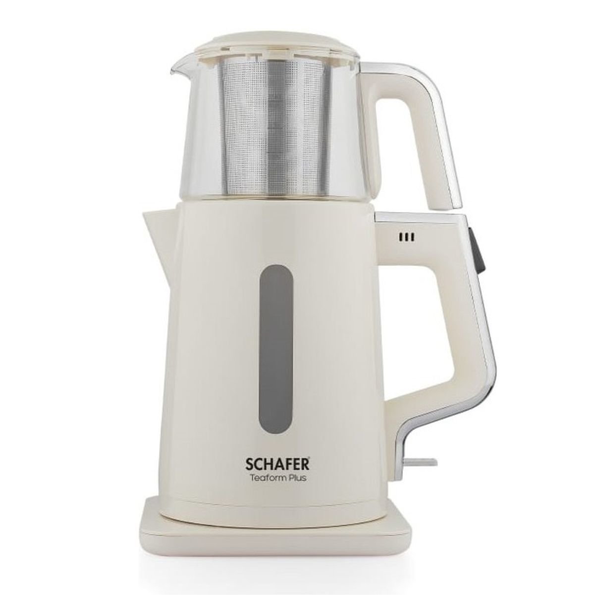 Schafer Teaform Plus Elektrikli Çay Makinesi-Krem