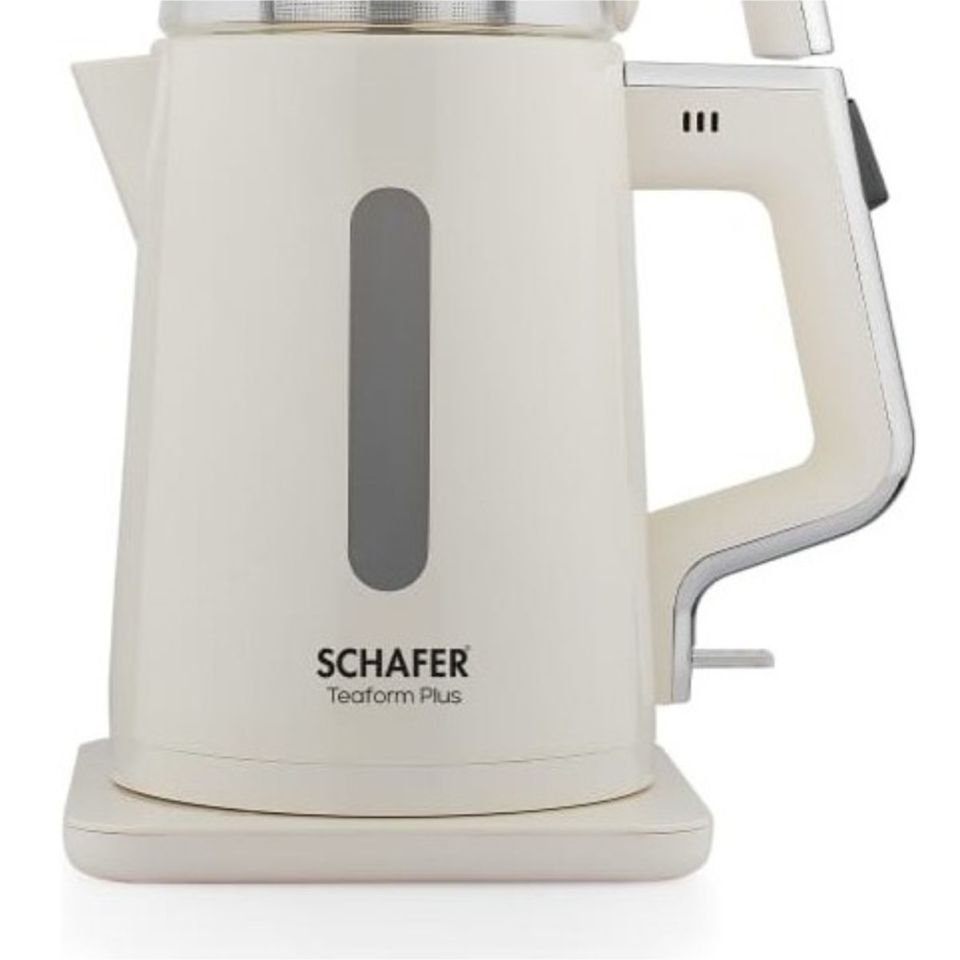 Schafer Teaform Plus Elektrikli Çay Makinesi-Krem
