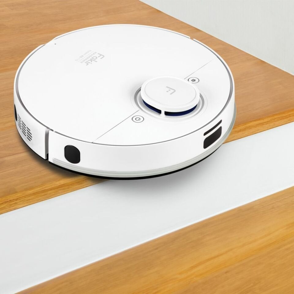 Fakir Robert RS 770 Akıllı Robot Süpürge, Islak ve Kuru, 4000 pA Emiş Gücü, Çoklu Haritalama