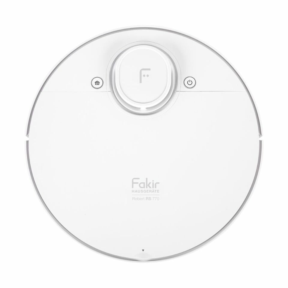 Fakir Robert RS 770 Akıllı Robot Süpürge, Islak ve Kuru, 4000 pA Emiş Gücü, Çoklu Haritalama