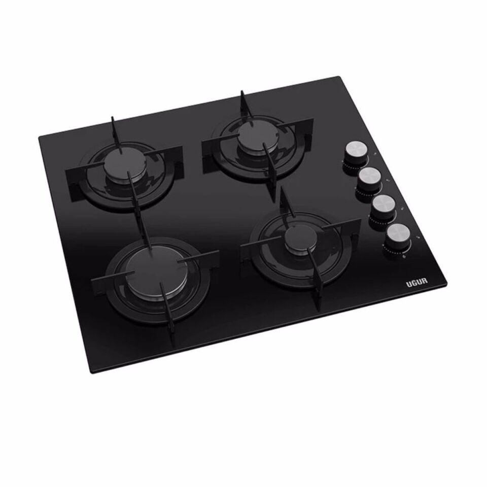 Uğur UAO 6040W0 SCY CSR1 Siyah Cam Ankastre Ocak