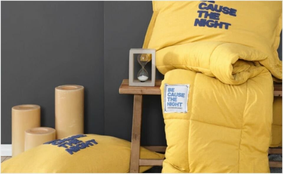 Karaca Home Motto Cotton Comfort Tek Kişilik Uyku Seti Hardal
