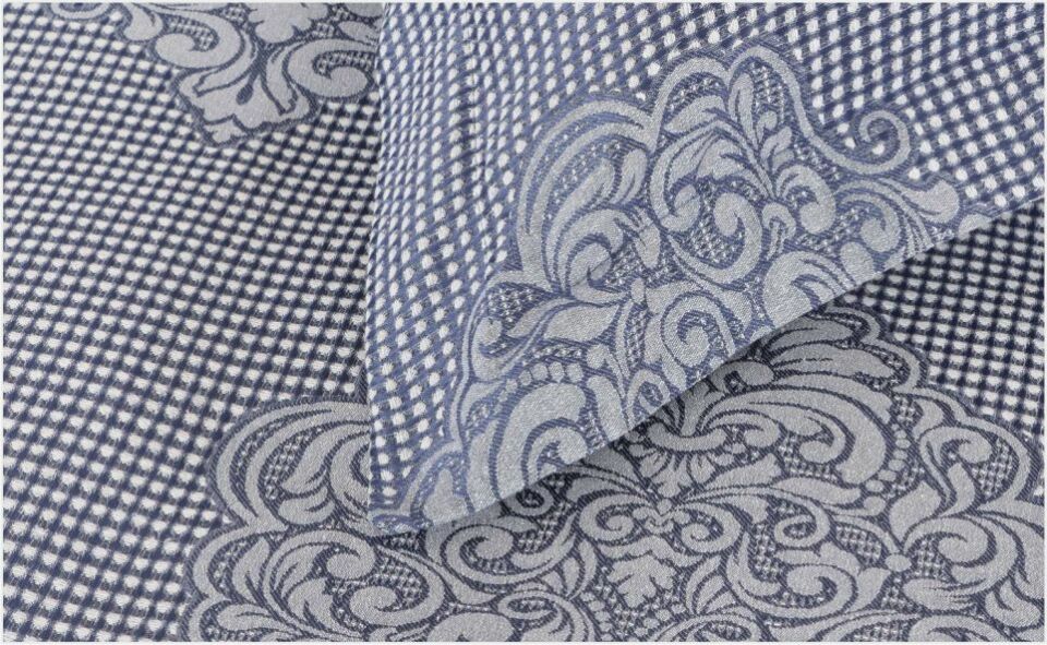 Karaca Home Amelie İndigo Çift Kişilik Yatak Örtüsü Set
