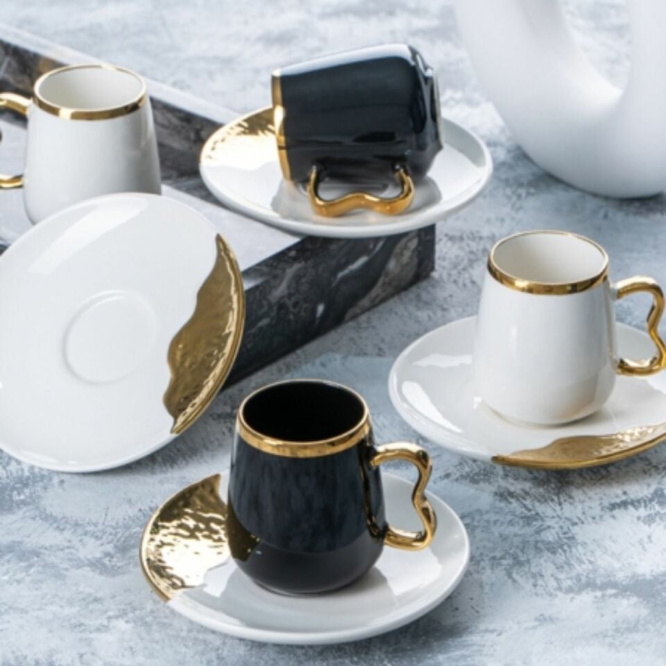 Acar Kilian 6 Kişilik Kahve Fincanı Takımı - 90 ml