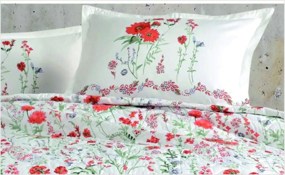 Aran Clasy Ranforce %100 Pamuk Çift Kişilik Dört Mevsim Set Vysam V1 Kiremit