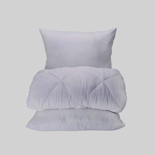 Karaca Home Microfiber Soft Çift Kişilik Yorgan ve 2 Adet Silikon Yastık