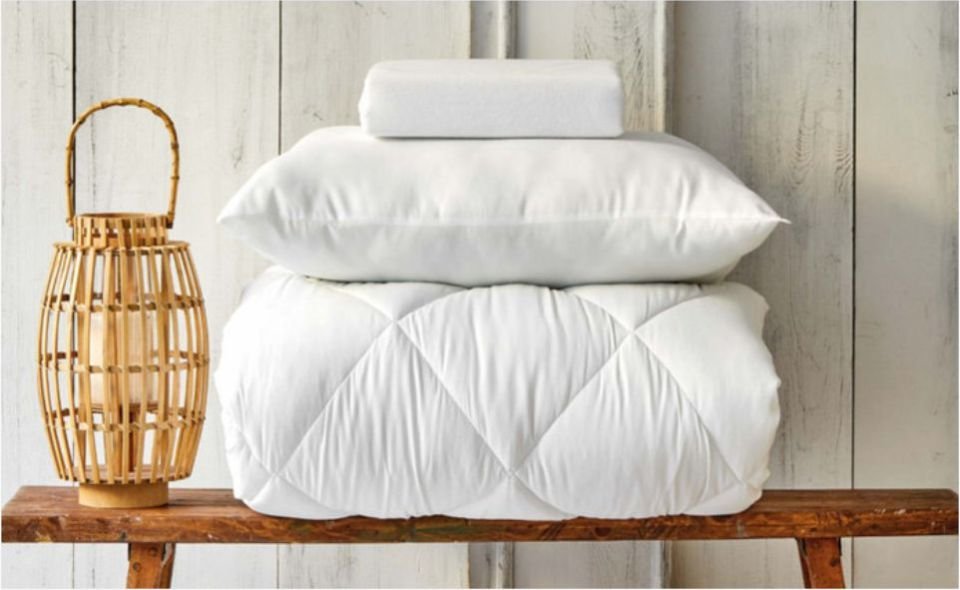Karaca Home Microfiber Soft Çift Kişilik Yorgan ve 2 Adet Silikon Yastık