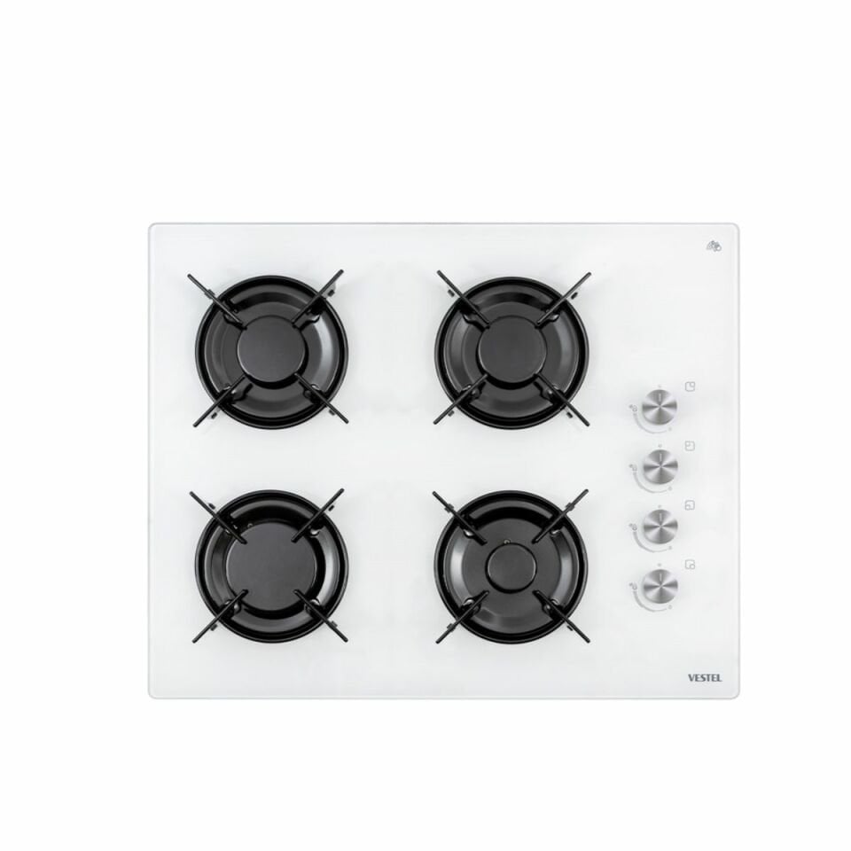 Vestel AO-65104 B-DG-T 65cm 4 Gözlü Gazlı Ankastre Ocak