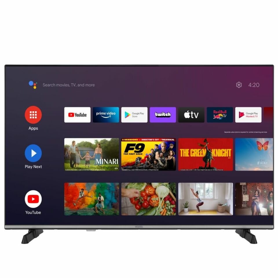 Vestel 43UA9631 4K Ultra HD 43'' 109 Ekran Uydu Alıcılı Android Smart LED TV