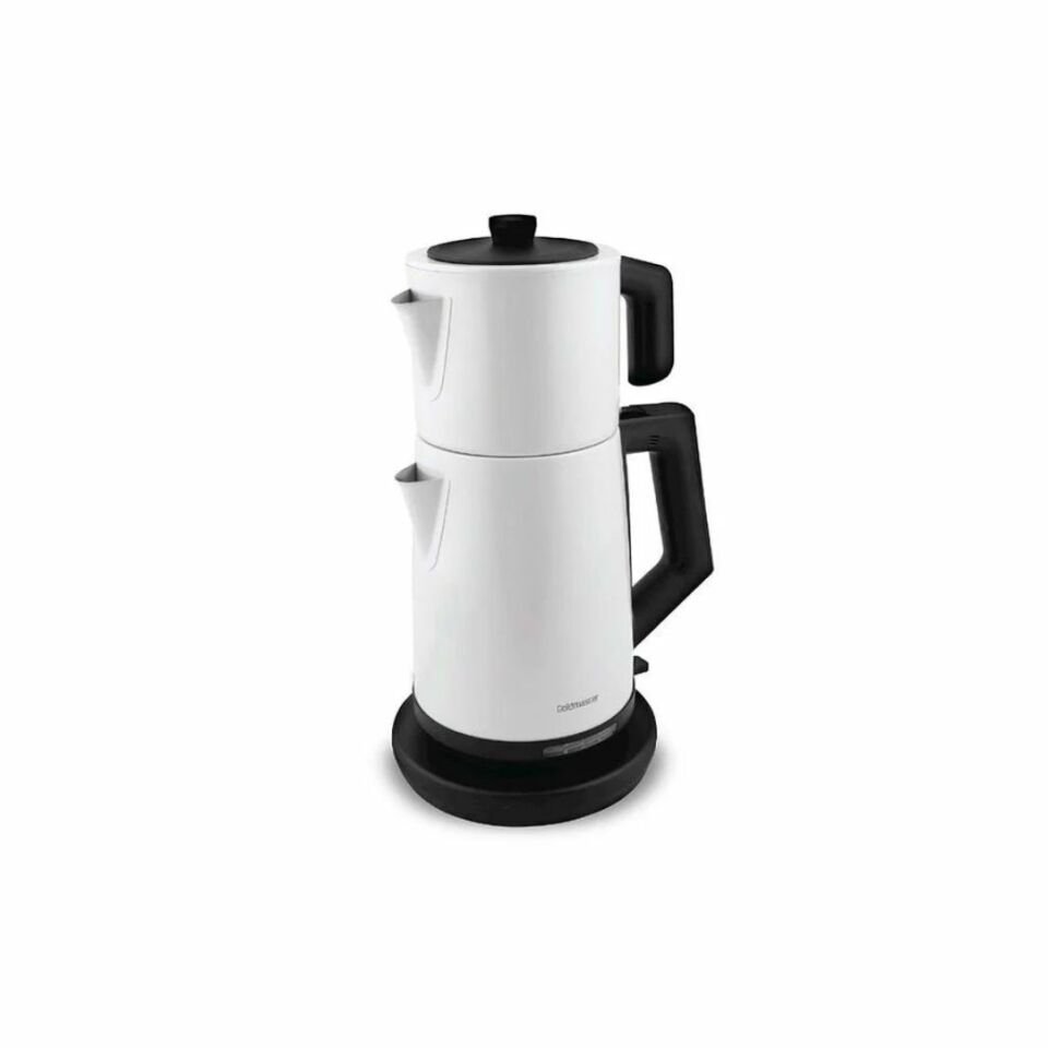 Goldmaster GM-7344B Akasya Beyaz 2200 W Çelik Çay Makinesi