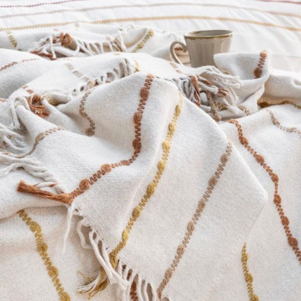 Schafer Home Cozy Nevresim Takımı 7 Parça-Ekru