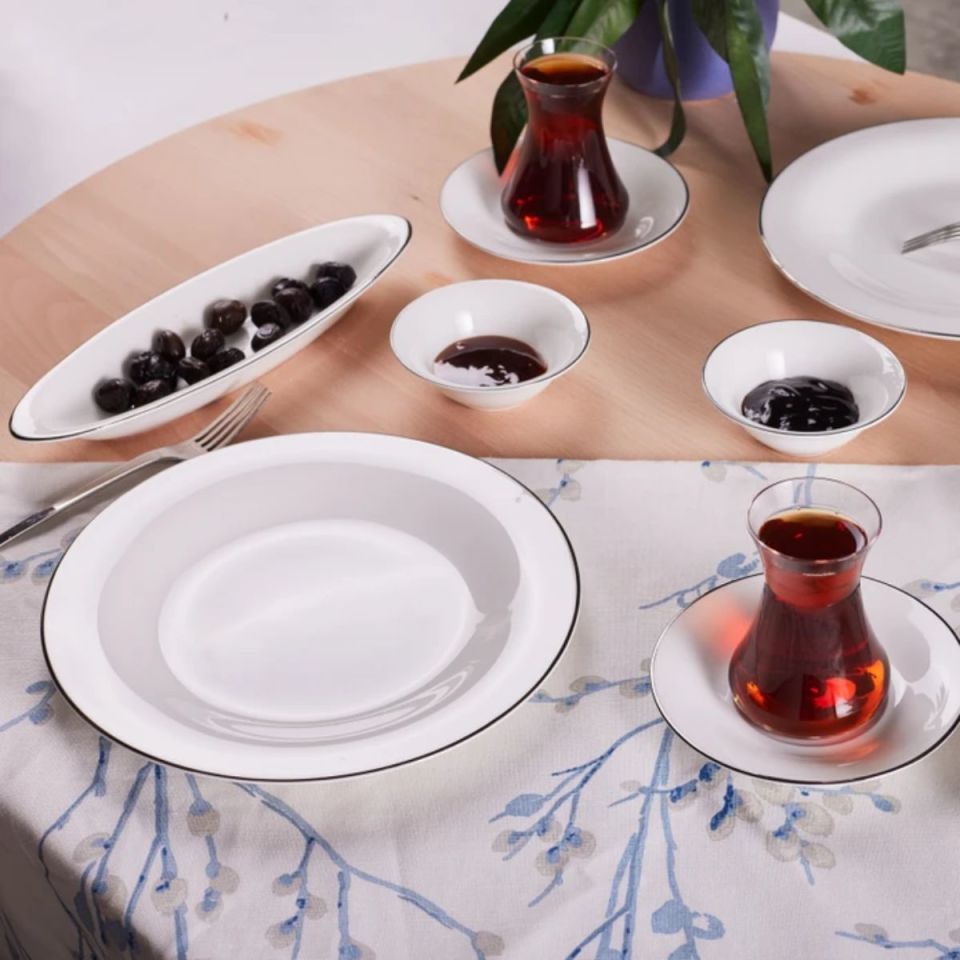 Karaca 26 Parça Fıne Pearl New Fame Plt Kahvaltı Seti Rnd
