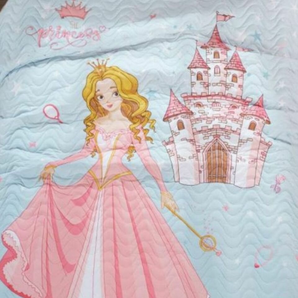 Aran Clasy Ranforce Yatak Örtüsü Tek Kişilik Crown V1 Pembe
