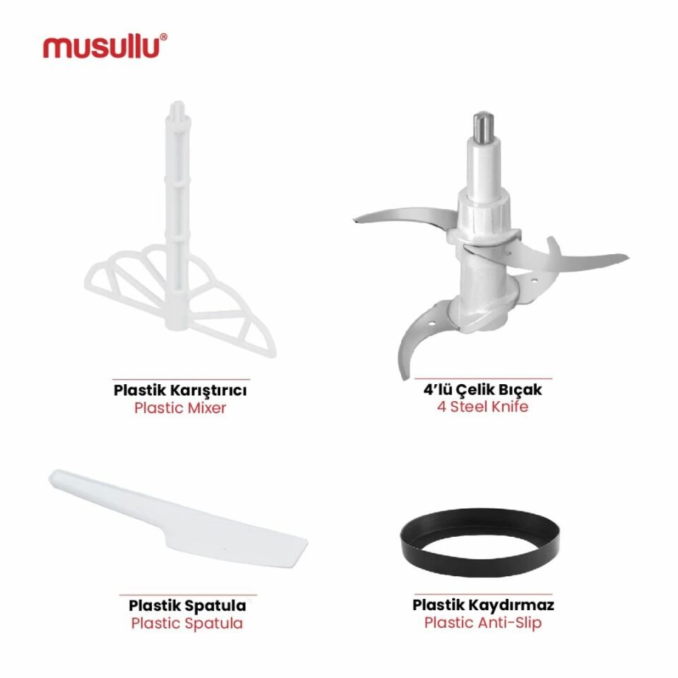 Musullu Msl-1227-2Ts Rondo Doğrayıcı