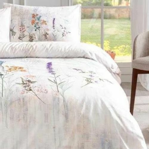 Özdilek Nevresim Takımı Tek Kişilik Somon Floraıson