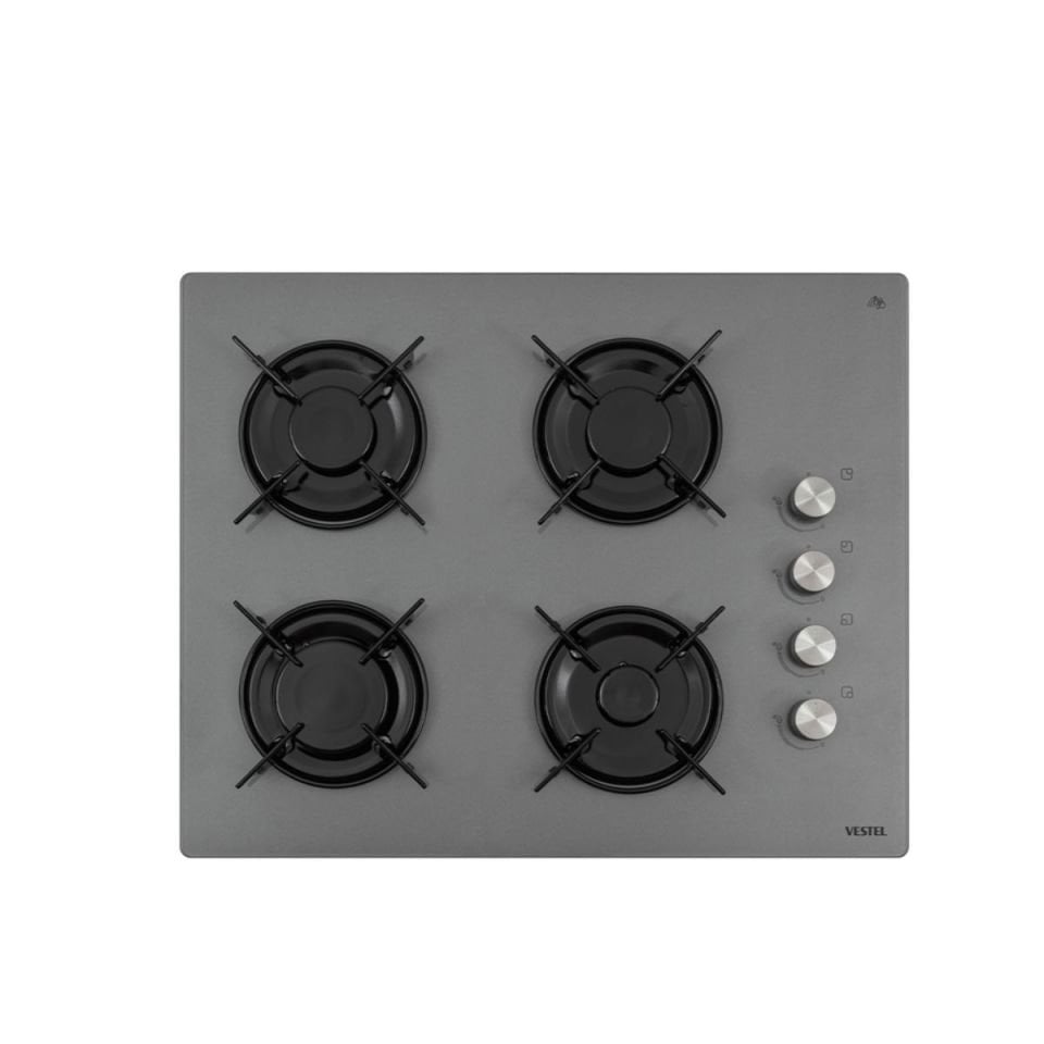 Vestel AO-65104 G-DG-T 65 cm 4 Gözlü Gazlı Ankastre Ocak