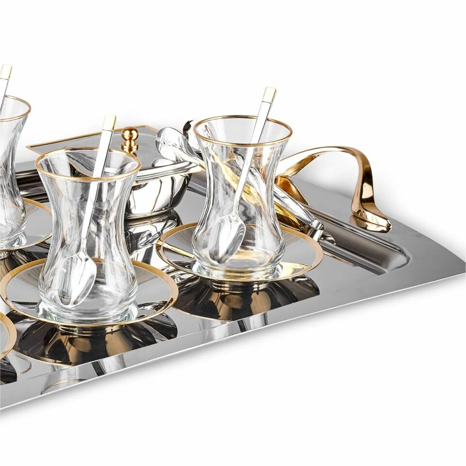 Karaca Perry Gold 40 Parça Çay Seti