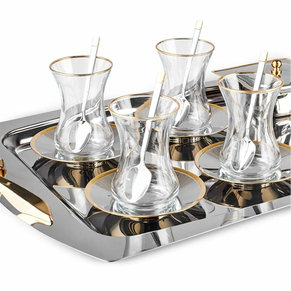 Karaca Perry Gold 40 Parça Çay Seti